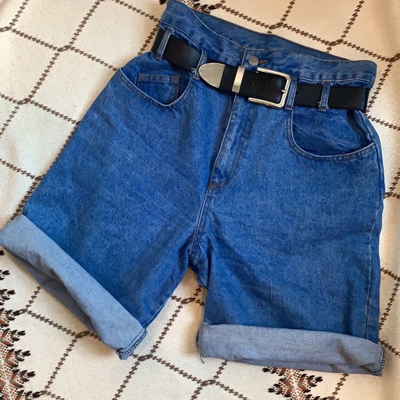 nada nuff Pants - Vintage Nada Nuff Size 11 High Waisted Jean Shorts